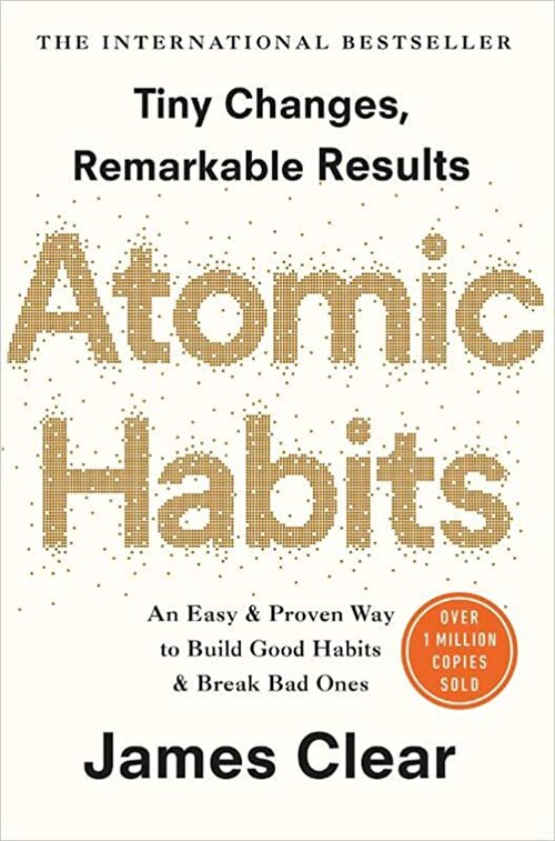 جلد کتاب عادت‌های اتمی (Atomic Habits) نوشته‌ی جیمز کلیر