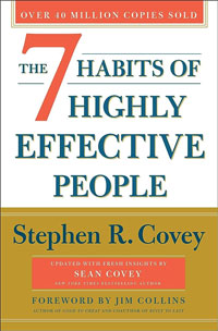 جلد کتاب هفت عادت مردمان مؤثر (The 7 Habits of Highly Effective People) نوشته‌ی استیون کاوی
